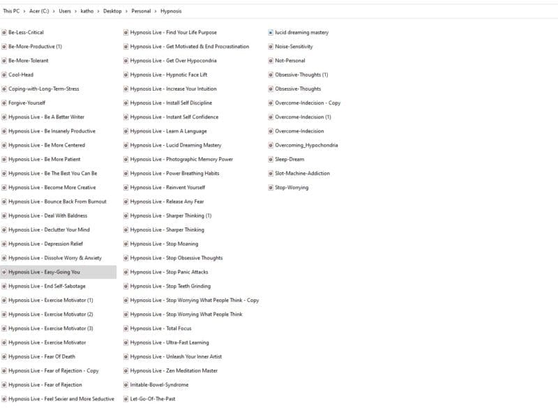 My Hypnosis Live Collection