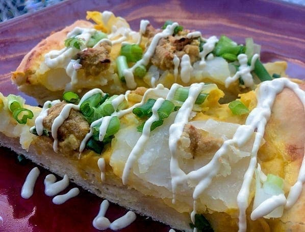 Vegan Perogy Pizza: Something I Could Make Every Day