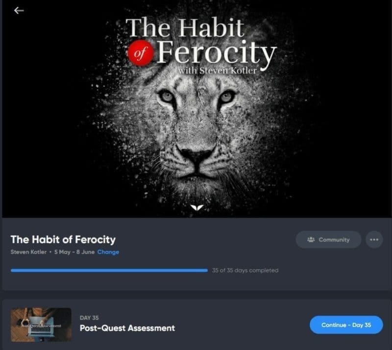the habit of ferocity quest screenshot the habit of ferocity quest screenshot