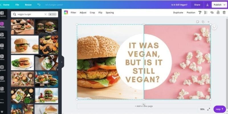 Blog post canva