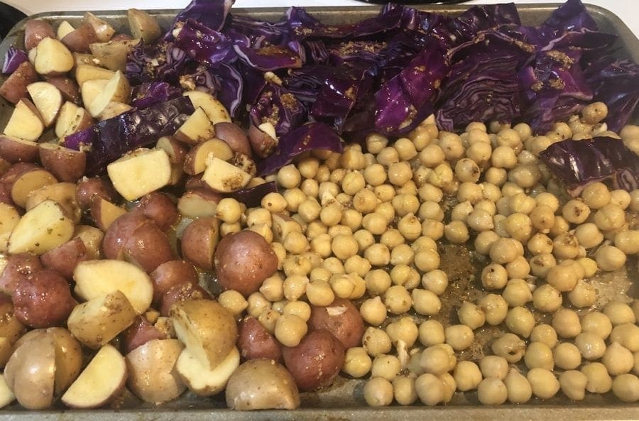 vegan sheet pan dinner 