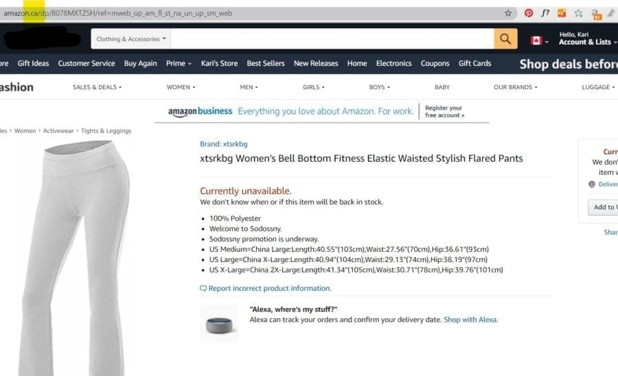 amazon canada site