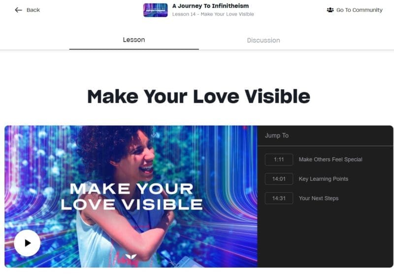 Lesson 14 A Journey To Infinitheism