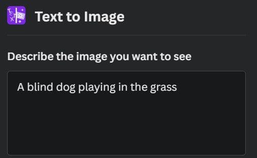 Text To Image Canva Feature