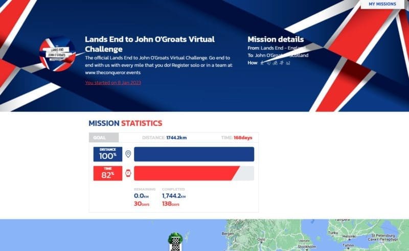 It Took Me 138 Days To Virtually Walk Lands End To John O’Groats