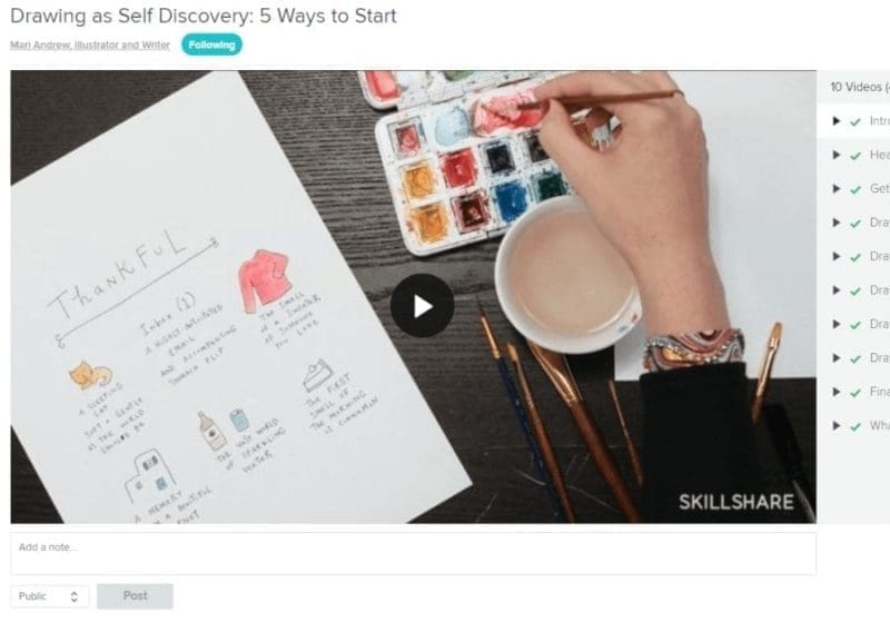 Drawing As Self Discovery By Mari Andrew: Skillshare Course Drawing As Self Discovery By Mari Andrew: Skillshare Course