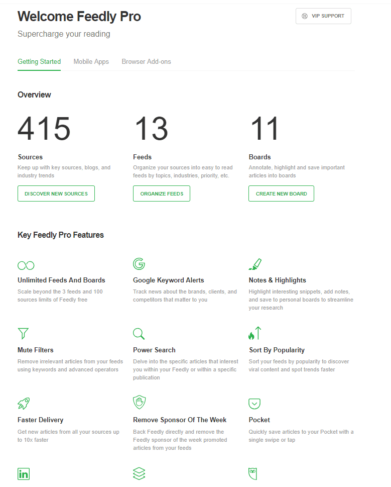My Feedly Pro