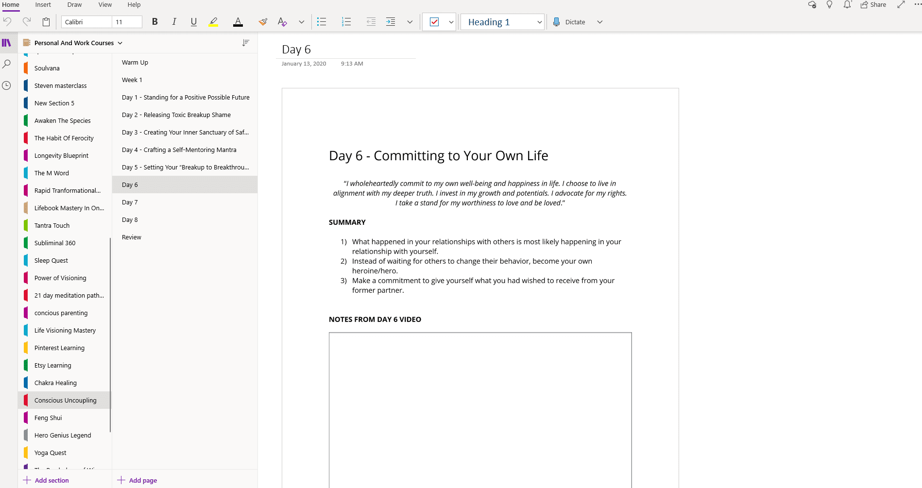 OneNote Course Workbook