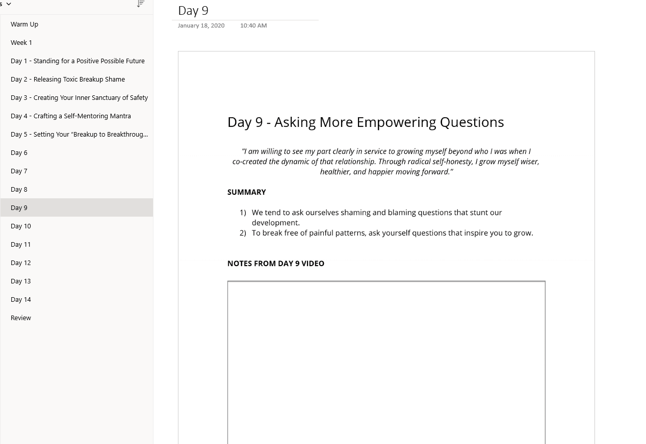 copying day 9 into workbook
