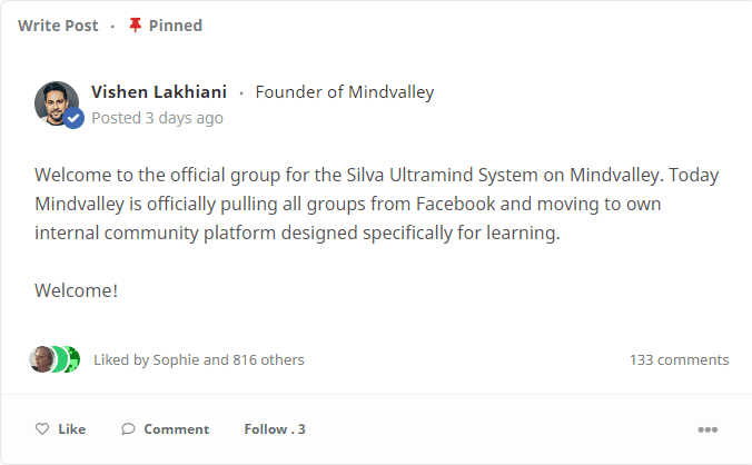 Mindvalley Is Moving Tribes From Facebook To Their Own Platform Mindvalley Is Moving Tribes From Facebook To Their Own Platform