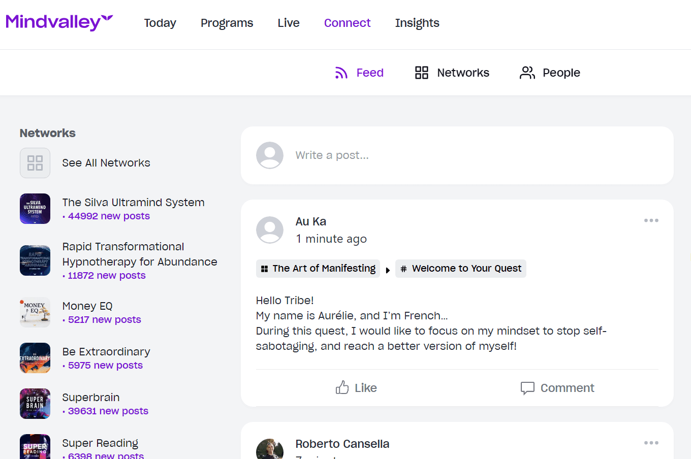 mindvalley feed