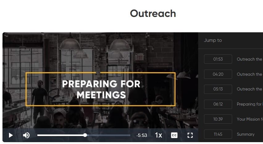 Mastering Authentic Networking quest by Keith Ferrazzi screenshot of outreach day Mastering Authentic Networking quest by Keith Ferrazzi screenshot of outreach day