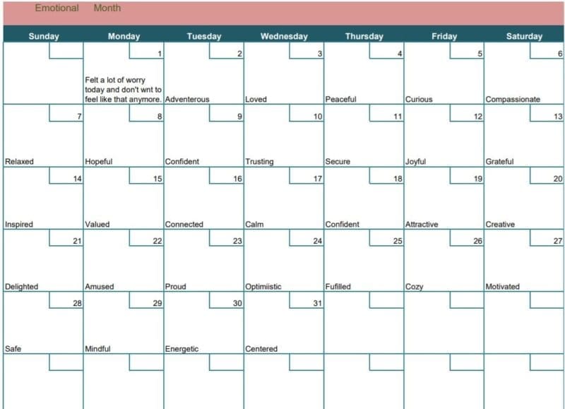 What I’m Doing For Emotional Month What I’m Doing For Emotional Month