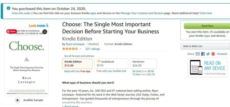 Book Review: Ryan Levesque’s Choose (How To Pick The Right Niche) Book Review: Ryan Levesque’s Choose (How To Pick The Right Niche)